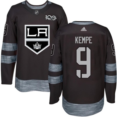 Men's Adrian Kempe Los Angeles Kings 1917- 100th Anniversary Jersey - Authentic Black