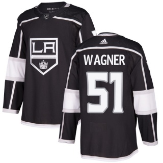 Men's Austin Wagner Los Angeles Kings Adidas Home Jersey - Authentic Black