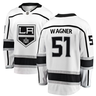 Men's Austin Wagner Los Angeles Kings Fanatics Branded Away Jersey - Breakaway White