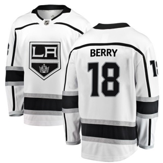 Men's Bob Berry Los Angeles Kings Fanatics Branded Away Jersey - Breakaway White