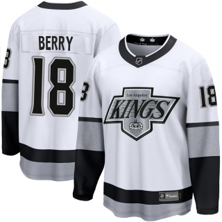 Men's Bob Berry Los Angeles Kings Fanatics Branded Breakaway Alternate Jersey - Premier White