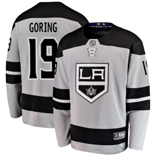 Men's Butch Goring Los Angeles Kings Fanatics Branded Alternate Jersey - Breakaway Gray