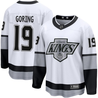 Men's Butch Goring Los Angeles Kings Fanatics Branded Breakaway Alternate Jersey - Premier White