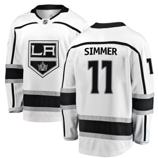 Men's Charlie Simmer Los Angeles Kings Fanatics Branded Away Jersey - Breakaway White
