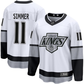 Men's Charlie Simmer Los Angeles Kings Fanatics Branded Breakaway Alternate Jersey - Premier White
