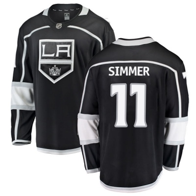 Men's Charlie Simmer Los Angeles Kings Fanatics Branded Home Jersey - Breakaway Black