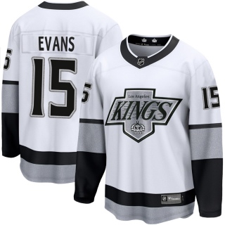 Men's Daryl Evans Los Angeles Kings Fanatics Branded Breakaway Alternate Jersey - Premier White
