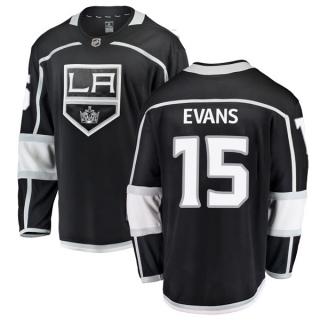 Men's Daryl Evans Los Angeles Kings Fanatics Branded Home Jersey - Breakaway Black