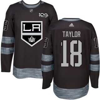 Men's Dave Taylor Los Angeles Kings 1917- 100th Anniversary Jersey - Authentic Black