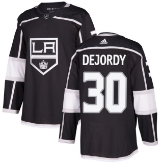 Men's Denis Dejordy Los Angeles Kings Adidas Home Jersey - Authentic Black