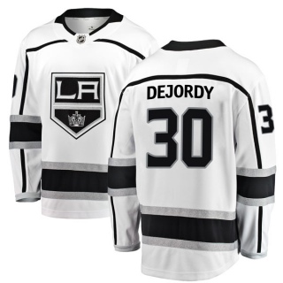 Men's Denis Dejordy Los Angeles Kings Fanatics Branded Away Jersey - Breakaway White