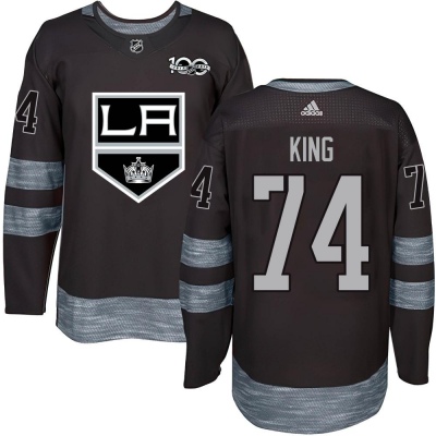 Men's Dwight King Los Angeles Kings 1917- 100th Anniversary Jersey - Authentic Black