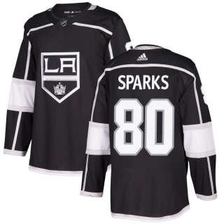 Men's Garret Sparks Los Angeles Kings Adidas Home Jersey - Authentic Black