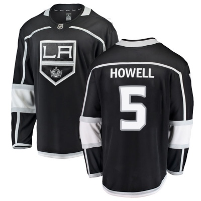 Men's Harry Howell Los Angeles Kings Fanatics Branded Home Jersey - Breakaway Black