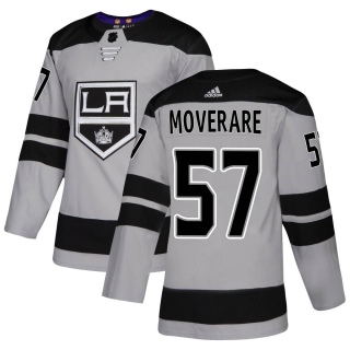 Men's Jacob Moverare Los Angeles Kings Adidas Alternate Jersey - Authentic Gray