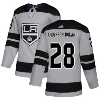Men's Jaret Anderson-Dolan Los Angeles Kings Adidas Alternate Jersey - Authentic Gray