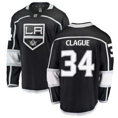 Men's Kale Clague Los Angeles Kings Fanatics Branded Home Jersey - Breakaway Black