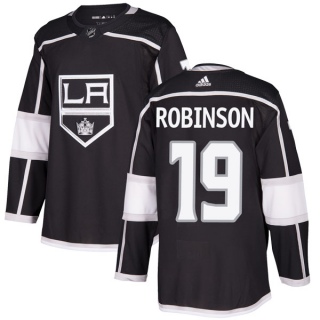 Men's Larry Robinson Los Angeles Kings Adidas Home Jersey - Authentic Black