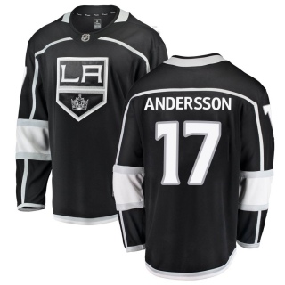 Men's Lias Andersson Los Angeles Kings Fanatics Branded Home Jersey - Breakaway Black
