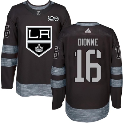 Men's Marcel Dionne Los Angeles Kings 1917- 100th Anniversary Jersey - Authentic Black