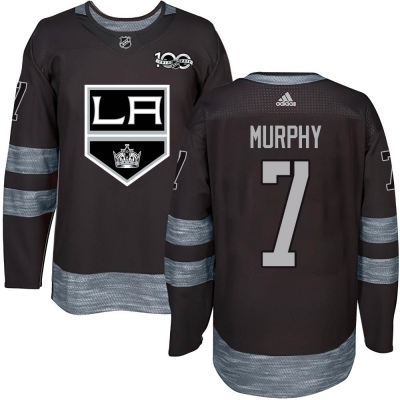 Men's Mike Murphy Los Angeles Kings 1917- 100th Anniversary Jersey - Authentic Black