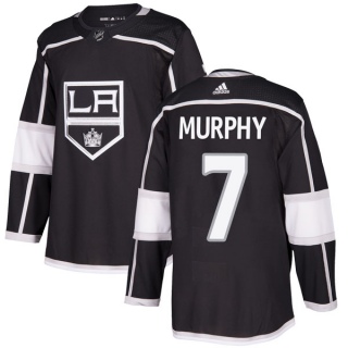 Men's Mike Murphy Los Angeles Kings Adidas Home Jersey - Authentic Black