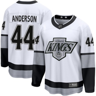 Men's Mikey Anderson Los Angeles Kings Fanatics Branded Breakaway Alternate Jersey - Premier White