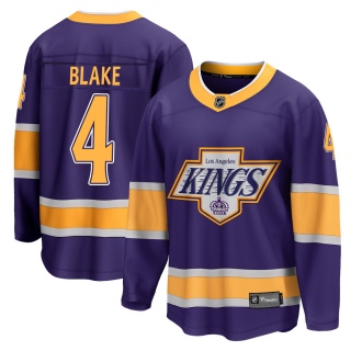 Men's Rob Blake Los Angeles Kings Fanatics Branded 2020/21 Special Edition Jersey - Breakaway Purple