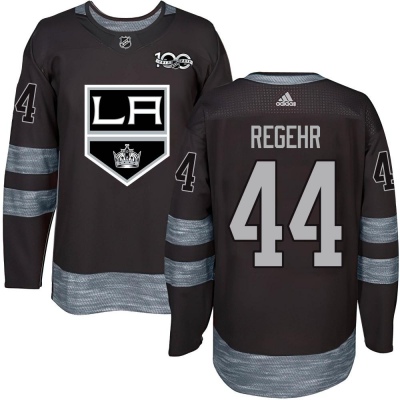 Men's Robyn Regehr Los Angeles Kings 1917- 100th Anniversary Jersey - Authentic Black