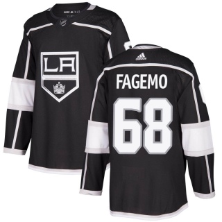 Men's Samuel Fagemo Los Angeles Kings Adidas Home Jersey - Authentic Black