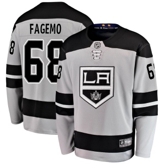 Men's Samuel Fagemo Los Angeles Kings Fanatics Branded Alternate Jersey - Breakaway Gray