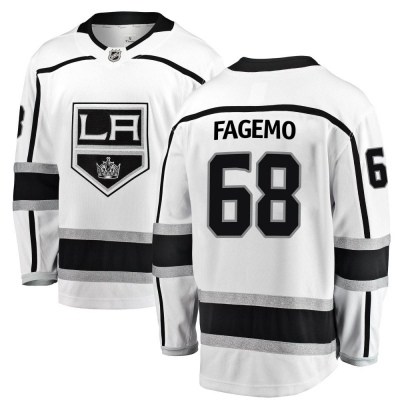 Men's Samuel Fagemo Los Angeles Kings Fanatics Branded Away Jersey - Breakaway White