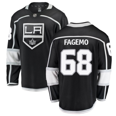 Men's Samuel Fagemo Los Angeles Kings Fanatics Branded Home Jersey - Breakaway Black