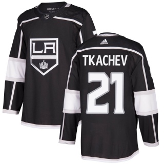 Men's Vladimir Tkachev Los Angeles Kings Adidas Home Jersey - Authentic Black
