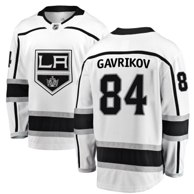 Men's Vladislav Gavrikov Los Angeles Kings Fanatics Branded Away Jersey - Breakaway White