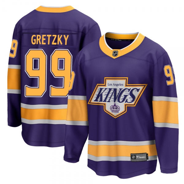 Men's Wayne Gretzky Los Angeles Kings Fanatics Branded 2020/21 Special Edition Jersey - Breakaway Purple