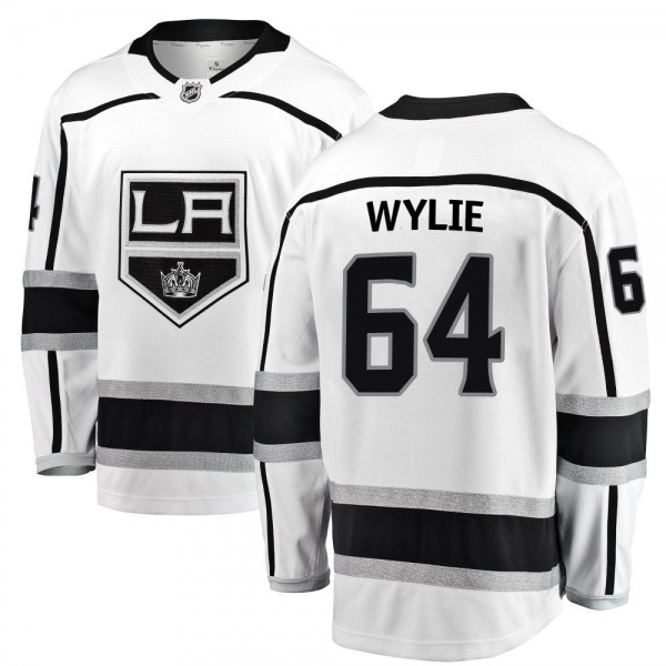Men's Wyatte Wylie Los Angeles Kings Fanatics Branded Away Jersey - Breakaway White