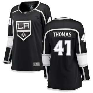Women's Akil Thomas Los Angeles Kings Fanatics Branded Home Jersey - Breakaway Black