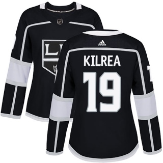 Women's Brian Kilrea Los Angeles Kings Adidas Home Jersey - Authentic Black