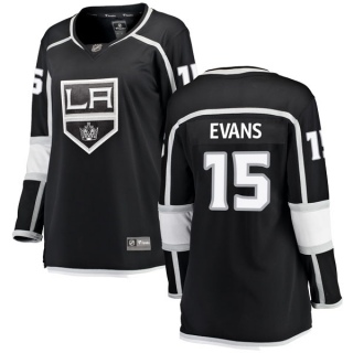 Women's Daryl Evans Los Angeles Kings Fanatics Branded Home Jersey - Breakaway Black
