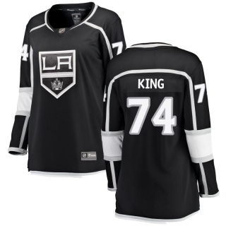 Women's Dwight King Los Angeles Kings Fanatics Branded Home Jersey - Breakaway Black