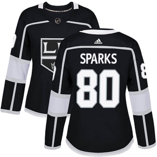 Women's Garret Sparks Los Angeles Kings Adidas Home Jersey - Authentic Black