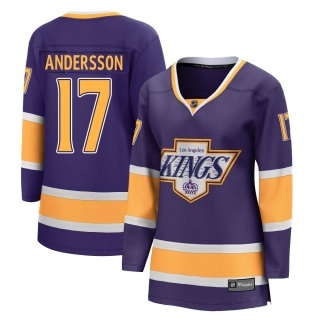 Women's Lias Andersson Los Angeles Kings Fanatics Branded 2020/21 Special Edition Jersey - Breakaway Purple