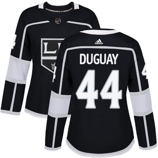 Women's Ron Duguay Los Angeles Kings Adidas Home Jersey - Authentic Black