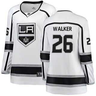 Women's Sean Walker Los Angeles Kings Fanatics Branded Away Jersey - Breakaway White