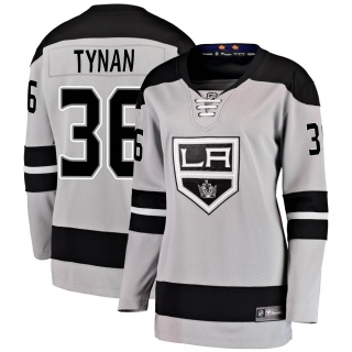 Women's T.J. Tynan Los Angeles Kings Fanatics Branded Alternate Jersey - Breakaway Gray
