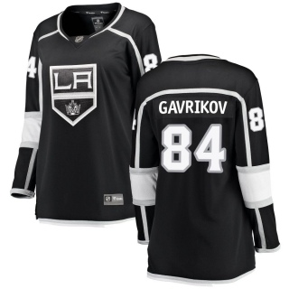 Women's Vladislav Gavrikov Los Angeles Kings Fanatics Branded Home Jersey - Breakaway Black