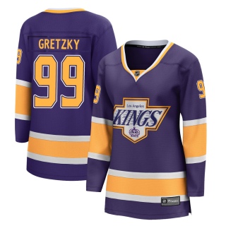 Women's Wayne Gretzky Los Angeles Kings Fanatics Branded 2020/21 Special Edition Jersey - Breakaway Purple
