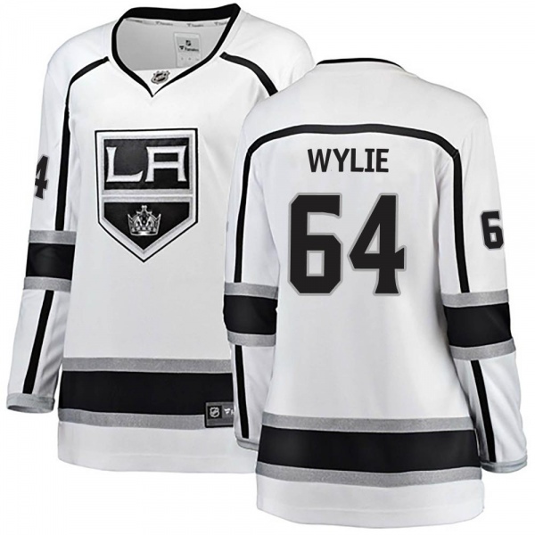 Women's Wyatte Wylie Los Angeles Kings Fanatics Branded Away Jersey - Breakaway White