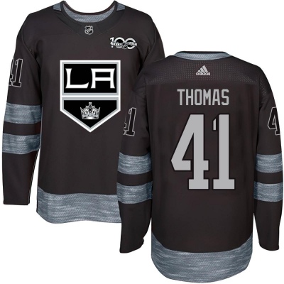 Youth Akil Thomas Los Angeles Kings 1917- 100th Anniversary Jersey - Authentic Black